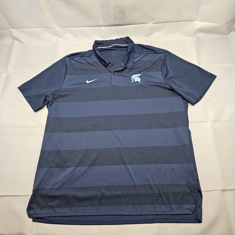 Nike Dri Fit‎ Stevenson HS Spartans Polo Mens XL Livonia MI